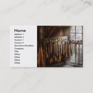 Carte De Visite Smith noir - plats et marteaux d'aspiration