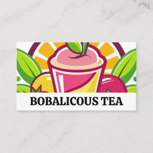 Carte De Visite Smoothies aux fruits   Restaurant