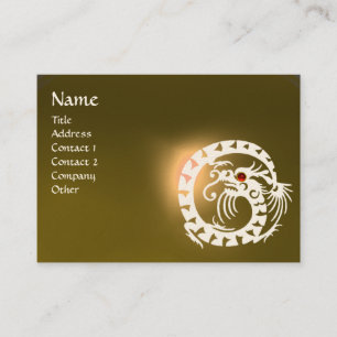 Carte De Visite SNAKE DRAGON TOPAZ violet blanc rouge jaune