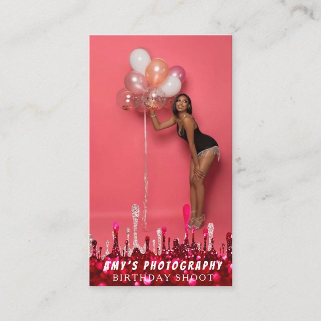 Carte De Visite Snapping Moments spéciaux Anniversaire Photographe (Devant)