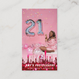 Carte De Visite Snapping Moments spéciaux Anniversaire Photographe