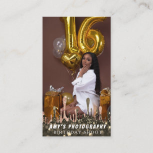 Carte De Visite Snapping Moments spéciaux Anniversaire Photographe