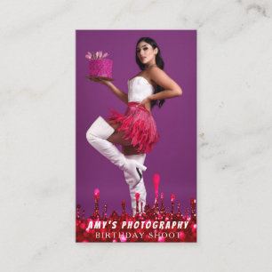 Carte De Visite Snapping Moments spéciaux Anniversaire Photographe