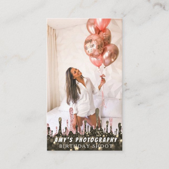 Carte De Visite Snapping Moments spéciaux Anniversaire Photographe (Devant)