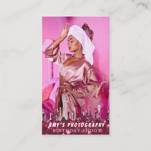 Carte De Visite Snapping Moments spéciaux Anniversaire Photographe (Devant)