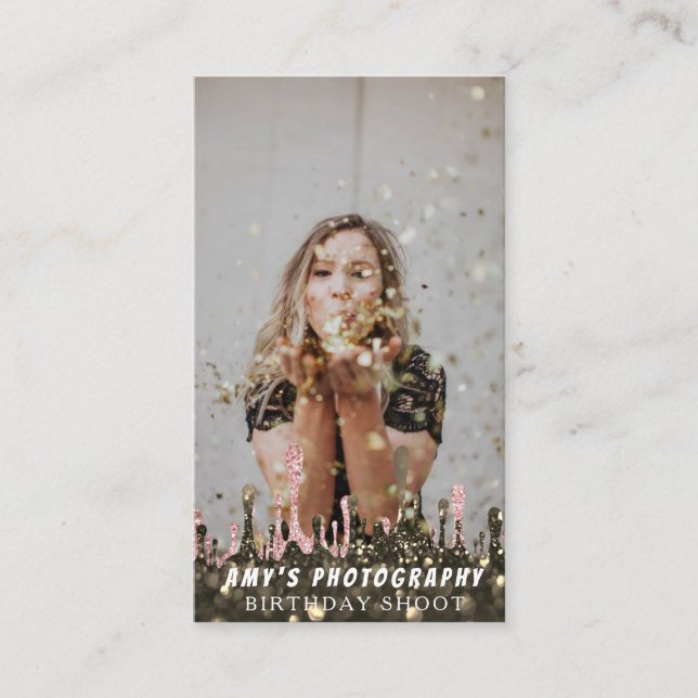 Carte De Visite Snapping Moments spéciaux Anniversaire Photographe (Devant)