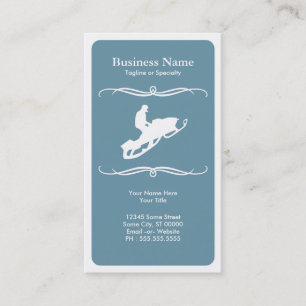 Carte De Visite snowmobile de mod