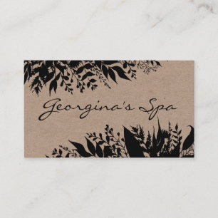 Carte De Visite Soap Pour Le Corps Du Bain Fait À La Main Beurre N