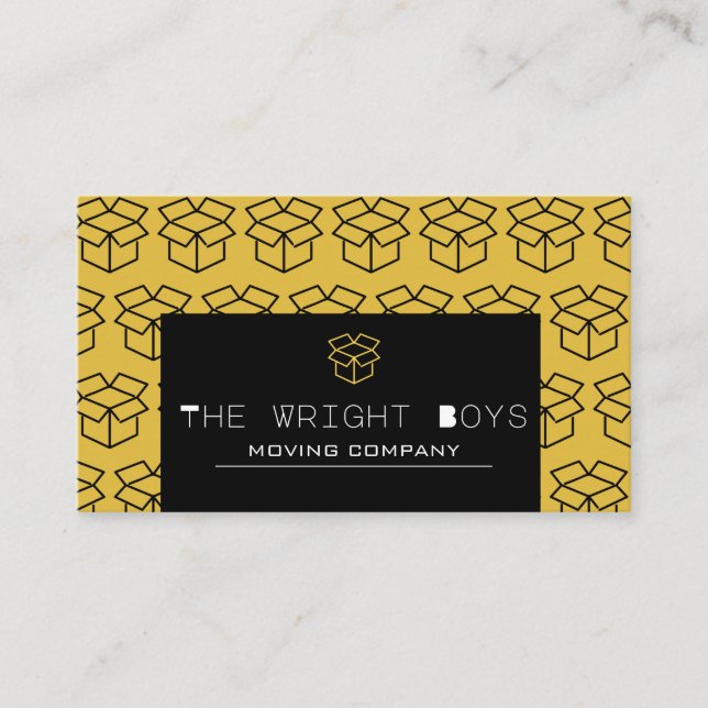 Carte De Visite Société de déménagement professionnel (Devant)