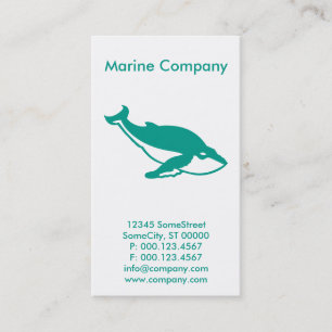 Carte De Visite société maritime personnalisée