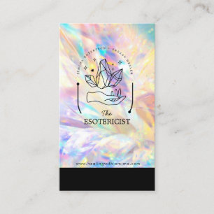 Carte De Visite Soigner l'énergie/ Intuitif/ Reiki/ Tarot/ Esoté