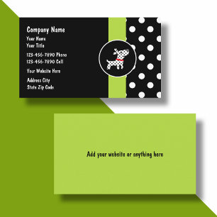 Carte De Visite Soin des animaux familiers Businesscards