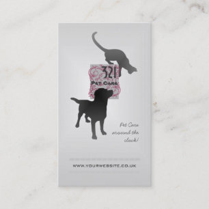 Carte De Visite Soin des animaux familiers/carte de visite garde