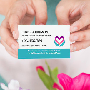 Carte De Visite Soin Premium aux personnes âgées et soins personne