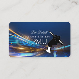 Carte De Visite Soins Après Sourcils Luxe PMU Salon de Microbladin