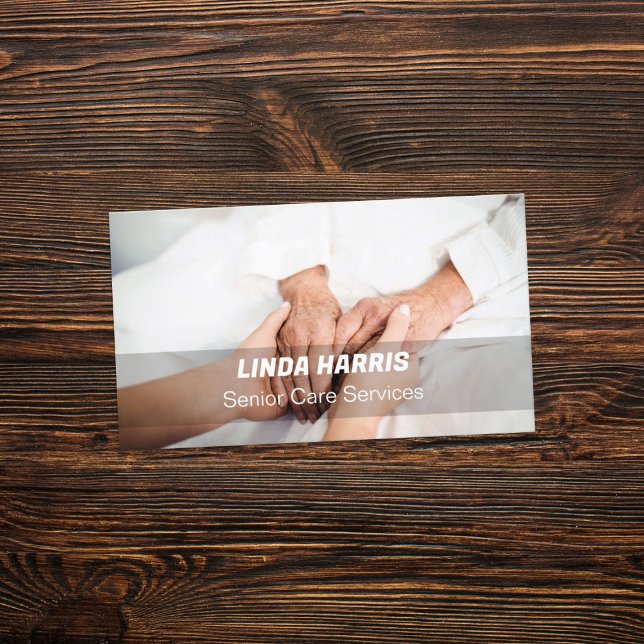 Carte De Visite Soins aux aînés (Senior Care Cards)