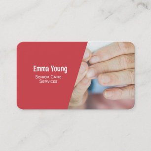 Carte De Visite Soins aux aînés Soins d'Alzheimer