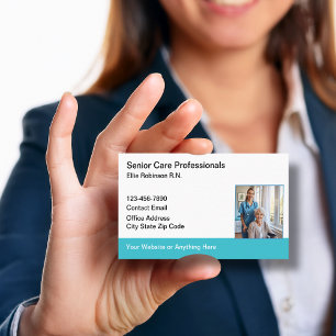 Carte De Visite Soins aux aînés Soins Médicales Soins infirmiers à