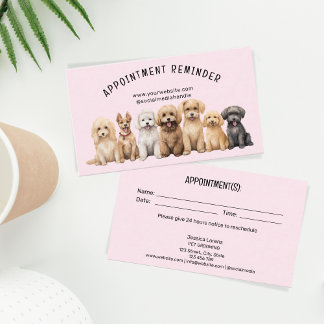 Carte De Visite Soins aux animaux de compagnie mignons Prochain Gr
