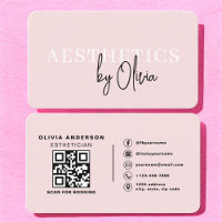 Soins de la peau Esthétique QR Code Blush rose
