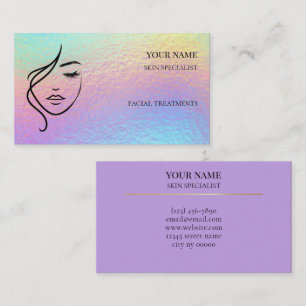 Carte De Visite Soins de la peau & Salon de beauté