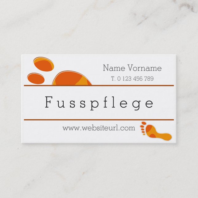 Carte De Visite Soins de santé (Devant)