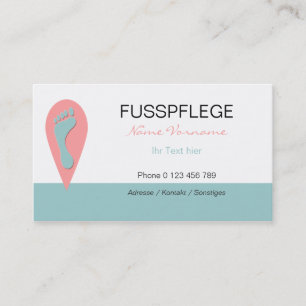 Carte De Visite Soins de santé