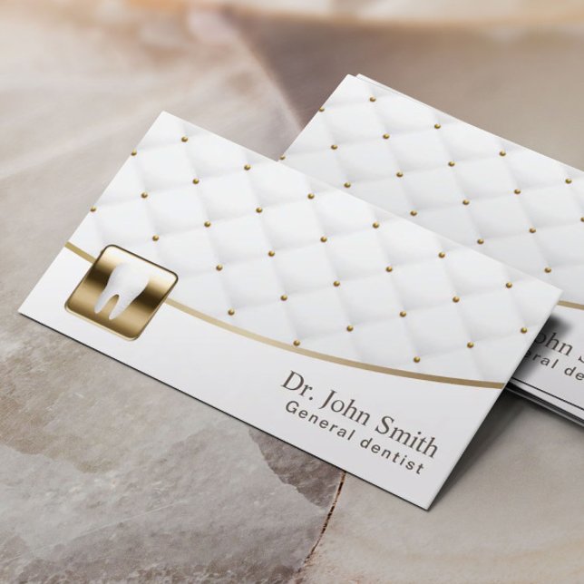 Carte De Visite Soins dentaires Dentiste Luxe Quilé Professionnel (Créateur téléchargé)
