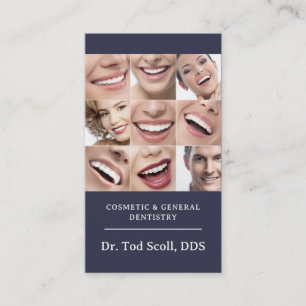 Carte De Visite Soins dentaires dentisterie Santé buccodentaire