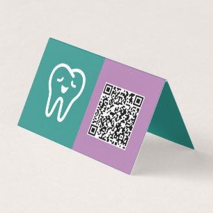 Carte De Visite Soins dentaires personnalisés QR