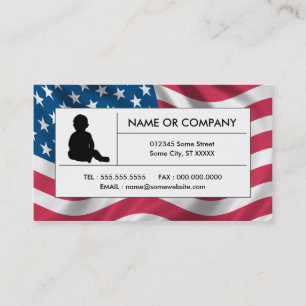 Carte De Visite soins des enfants américains