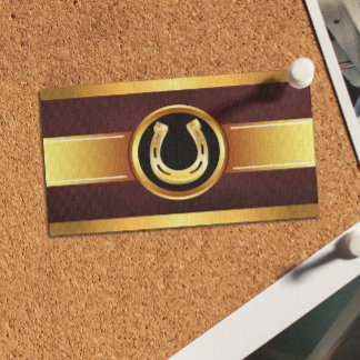 Carte De Visite Soins équins Golden Horseshoe