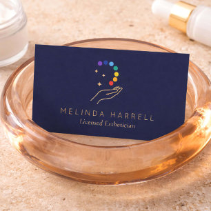 Carte De Visite Soins esthétiques modernes Guérison de la main ble