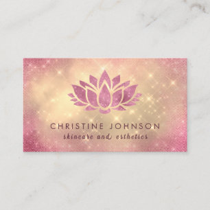 Carte De Visite soins et esthétique lotus