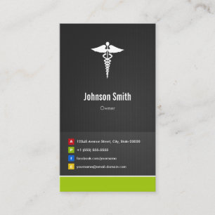 Carte De Visite Soins Médicales - Créative Innovative