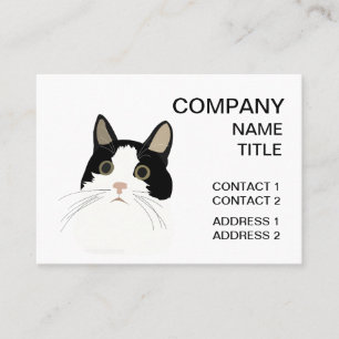 Carte De Visite Soins pour animaux de compagnie pour chats noirs e