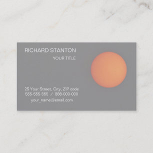 Carte De Visite Soleil