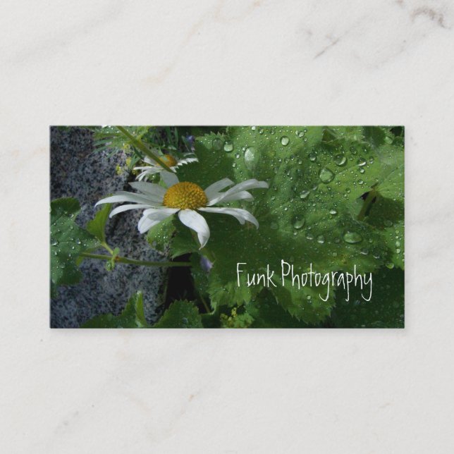 Carte De Visite Soleil après la pluie (Devant)