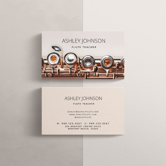 Carte De Visite Soloist Soloist Pink Rose Gold (Créateur téléchargé)