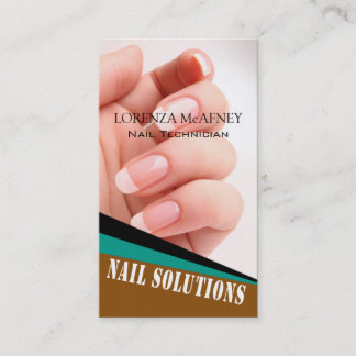 Carte De Visite Solutions pour ongles - Manicure Pedicure Spa Tech