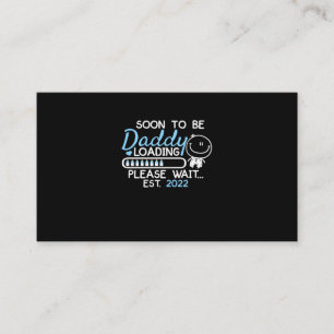 Carte De Visite Soon to Be Daddy 2022 Father's Day First Time