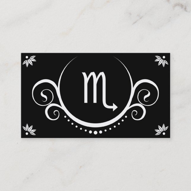 Carte De Visite sophistication du scorpio (Devant)