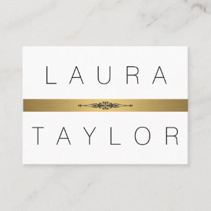 Carte De Visite Sophistiqué et Gold Lux