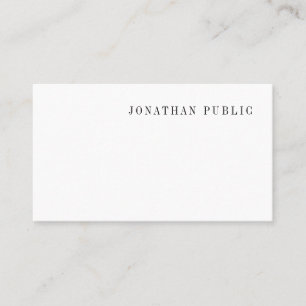 Carte De Visite Sophistiqué Moderne Professionnel Simple Élégant