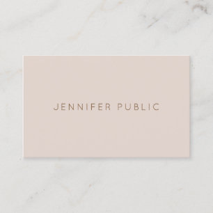 Carte De Visite Sophistiqué Plain Professionnel Luxe Moderne Haut
