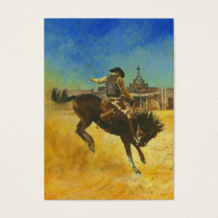 Carte de visite s'opposant vintage de Bronco ACEO