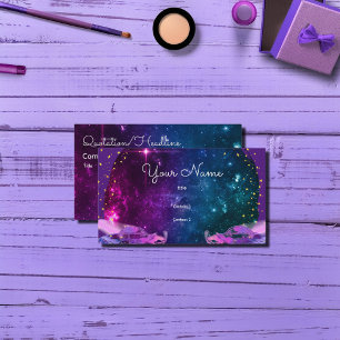 Carte De Visite Soucoupes violettes volantes dans la galaxie artis