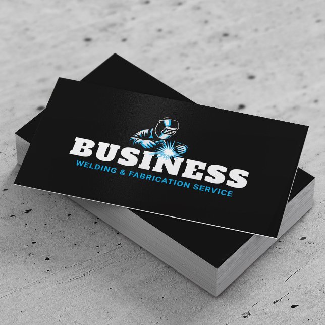 Carte De Visite Soudeur de service de soudure et de fabrication pr (Créateur téléchargé)