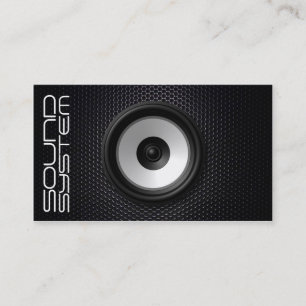 Carte De Visite Sound service company