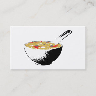 Carte De Visite soupe d'ailerons de requin